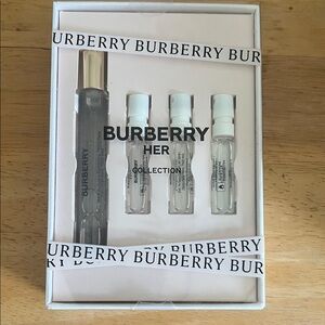 Burberry Her Collection Fragrance Set with Silver Accents